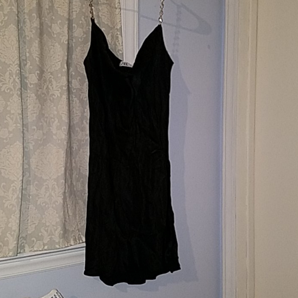 Zara Black slip dress 2019 M